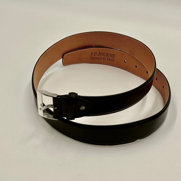 F.P. Journe Leather Belt With .925 Sterling Silver Buckle - Picture 3 of 16